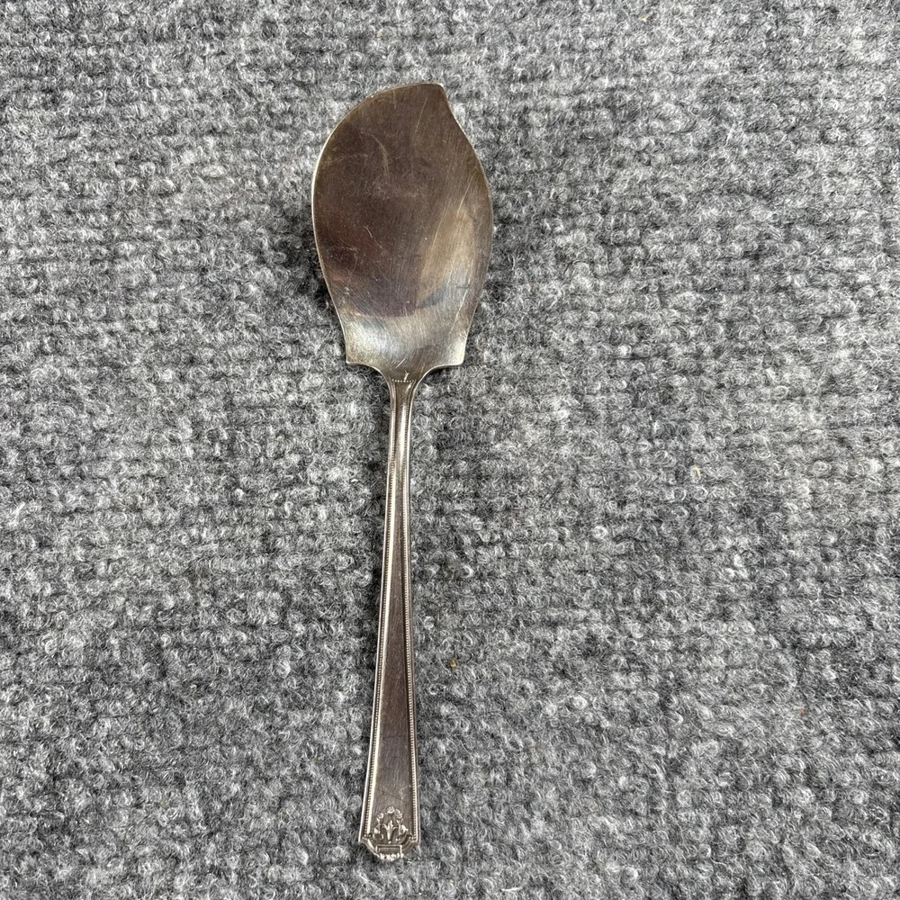 Wm. Rogers Large Jelly Server Silverplate Homestead 1922 Vintage Serving Utensil